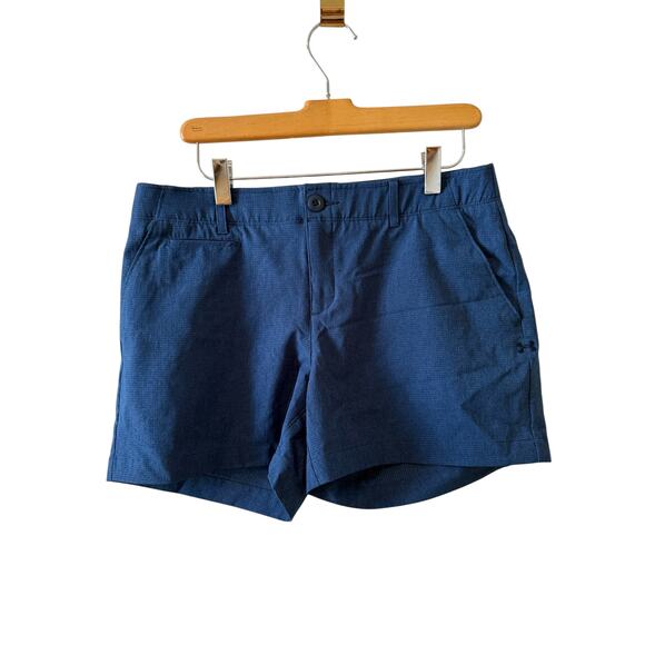 Under Armour Golf Shorts 10 Blue 4 Inch - Picture 1 of 6